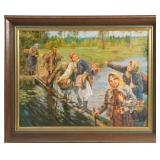 Fedot Vasilevich Sychkov (1870-1958) Oil on Canvas