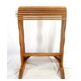 An Oak Mission style Saddle Stand