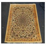 Prestine Silk Nain Persian Rug