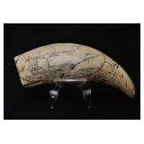 Antique Scrimshaw style Carving