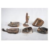 Lot of 6 unusual   Hoof ashtrays