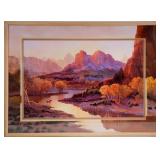 Beverly Carrick "Oct Gold" lithograph 110/500