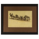 Edward Borein (1872-1945) - The Mud Wagon #1