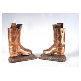 Bronzed cowboy child