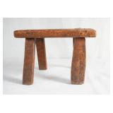 19th century wood milkstool