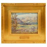 19th c. American School - Yosemite Landscape