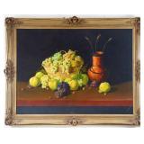 William Merritt Chase still life with grapes