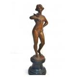 Art Deco Spiro Schwatenberg Bronze - Nude