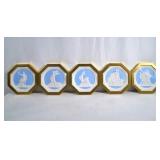 Set of 5 fine and rare Russian medallions