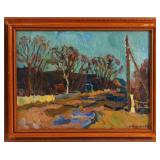 Ivan Sorokin (Russia,1922 - 2004)  Landscape