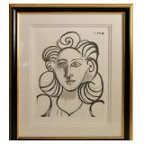 Pablo Picasso "Portrait De Femme" Lithograph