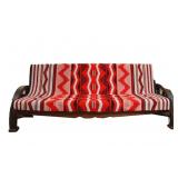 Vintage Wagon wheel sofa  8