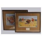 Frederick Remington lithographs - 2