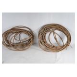 2 Vintage Rawhide braided Reatas