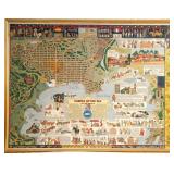 Jo Mora  - Carmel Bay-California map