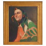 George Benjamin Luks (1867-1933) oil on canvas