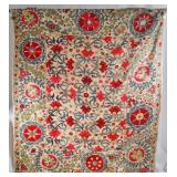 Suzani Nurata hand silk textile