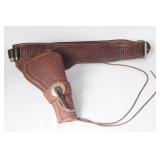 Gun belt & holster - Basketweave