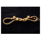 Outstanding Luis B. Ortega Leather Braided Hobbles