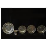 Sterling silver trays - 5 pcs