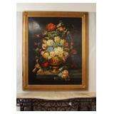19 cen. Flemish school Stillife (Flowers) painting