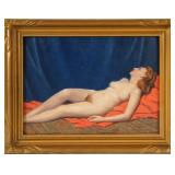 George Luks 1866-1933 oil on board
