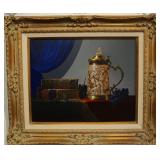 Stanley M. Brice oil on canvas Stillife