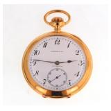 Patek Philippe for Tiffany 18kt gold pocket watch