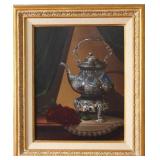 Stanley M. Brice stillife - oil on canvas