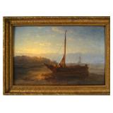 Att. to Eugene L.Boudin (1824-1898) Oil on Board