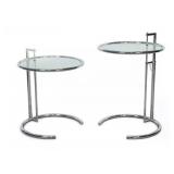 E1027 Pair Eileen Gray Art Modern Side tables