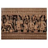 Hindu Wood carved Frieze relief