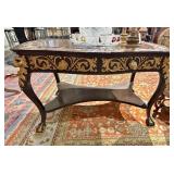 Renaissance Revival Ball n Claw Library Table