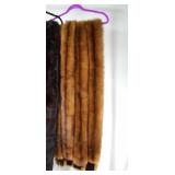 Vintage Oleg Cassini Golden Honey Mink Fur Stole