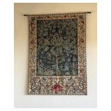 Large French Verdure Woven Wall Tapestry 7