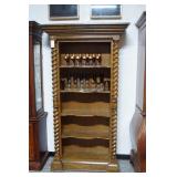Rope twist 5 shelf bookcase 80" x 45" x 18.5"
