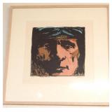 Leonard Baskin Medicine Man Lithograph proof
