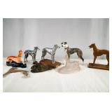 Coll. of Antique & Vintage Deco Greyhound Figures