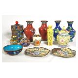 13 Chinese miniature Cloisonne