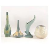 Van Briggle - Weller - Art Potter 4pcs