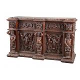 Palatial Salviati e C. Venezia Carved Credenza