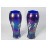 Pair of Loetz Phï¿½nomen Vases