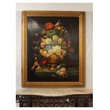19 cen. Flemish school Stillife (Flowers) painting