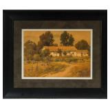 Percy Gray Monterey Adobe Farm Watercolor 1929