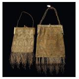 2 Finely beaded antique purses