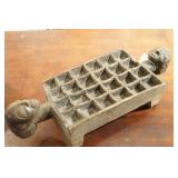 Central African Luba/Kisolo carved wood game board