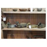 4 Antique duck decoys