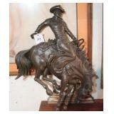 Bucking Bronco Wall Plaque