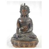 Sino-Tibetan Bronze Figure of Akshobhya Buddha