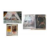 Lot of 5 Vintage Western Movie Posters